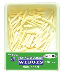 Fixing Wedges Ανατομικές ξύλινες και πλαστικές σφήνες σε πολλά μεγέθη. Wooden Wedges 4 Types Κωδ.