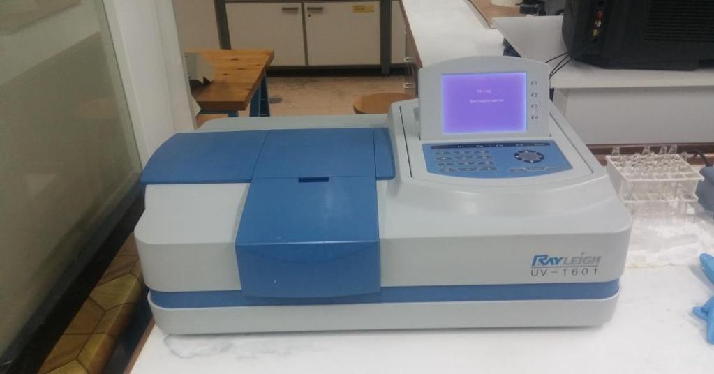 Εικόνα 3.4 : Φασματοφωτόμετρο RAYLEIGH UV-1601 3.