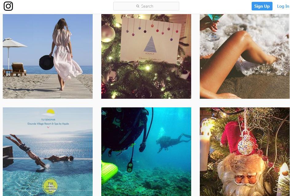 Τέλος, στη σελίδα του ξενοδοχείου στο instagram έχουν «ανέβει» φωτογραφίες τόσο από διαφημίσεις όσο και από την