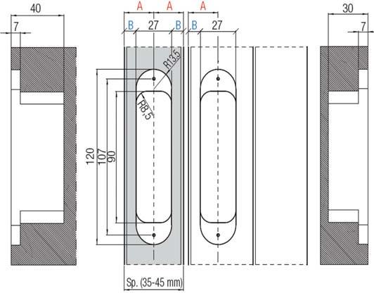 spone K-2700: nastavitev v treh smereh: