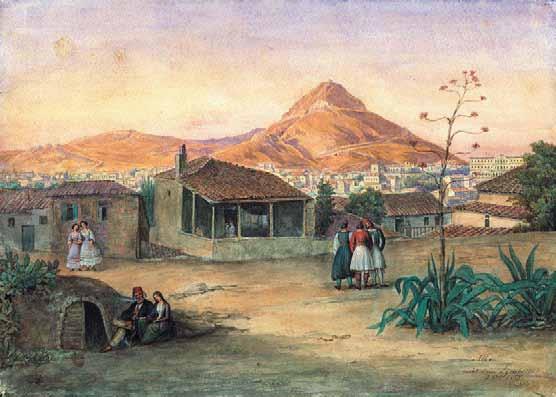 χρονολογημένο κάτω αριστερά: Diana Creyke / 1849