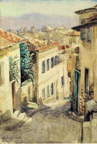 43 Αγήνωρ Αστεριάδης (1898-1977) Σκοπευτήριο [1958] τέμπερα σε