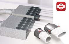 Flexibilný potrubný systém FlexPipe plus kruhový Ø 75 mm v kombinácii s oválnym 51 x 114 mm FlexPipe kruhové potrubie FlexPipe potrubie (rolka = 50 bm) Typ Obj. ø 75 mm č. vonk. ø vnút.