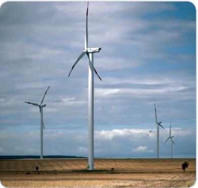 sistem la care transmisia mișcării de la turbina propriu-zisă la arborele generatorului electric se face prin cutie de viteză; sistem mecanic fără cutie de viteză, cu acționare directă, Fig. 6.2.36.