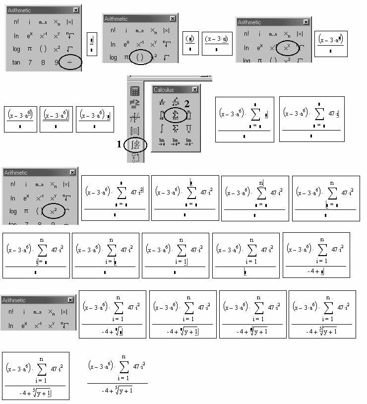 Lucrul cu structuri matematice a) b) Fig. 5.