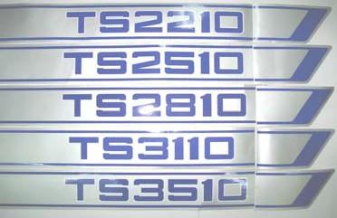 Ι-925-102-01 Αυτοκόλλητο TS2210 9.50 Ι-925-102-02 Αυτοκόλλητο TS2510 9.