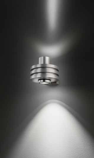 EXTERIOR LIGHTING WALL LIGHT - Surface 0,5 IP65 230V IK04 2,30 with accessory Lens 02 on the top Wally-XL DESCRIPTION Body made in solid anodized