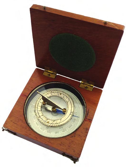 100-120 2245 ΗΛΙΑΚΟ ΡΟΛΟΪ Ηλιακό φορητό ρολόι σε ξύλινη θήκη