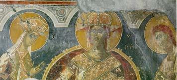 περιβληθεί από τότε οι επίσκοποι της ορθοδόξου Εκκλησίας 3. Ο εικονογραφικός τύπος του Χpιστού Μεγάλου Αρχιερέως είναι γνωστός σε τοιχογραφίες ήδη από τις αρχές του 14 ου αιώνα 4.
