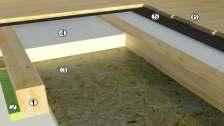 Jumta segums: metāla dakstiņš 9 8 7 Sienu siltināšanai - no iekšpuses tiek izmantota akmens vate, kas nodrošina mājas siltumizolāciju aukstos laika apstākļos un mājas neuzkaršanu siltos laika