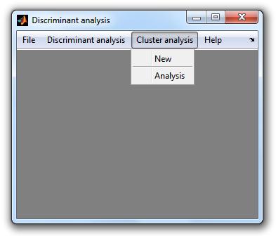 Опције менија Cluster analysis су: Слика 6.5.