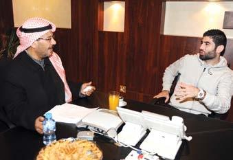 كالعبن سورين في الكويت أو غيرها سفراء لبلدنا وكرتنا السورية التي نعتز بتاريخها وسجلها التاريخي على مدار سنوات طوال ونسعى إلى إثبات جدارة العنصر السوري في كل املالعب العربية أو األجنبية وبالنسبة للكرة