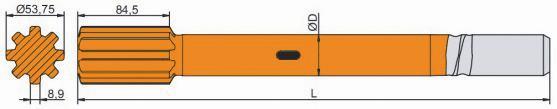 Atlas Copco COP 10,COP 1ME/HE Production T(1 1/") T(1 /") T1(").9.