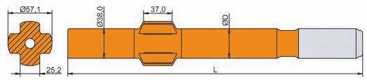 Sandvik/Tamrock, Bolting, Drifting T(1 1/") 0.0 1.