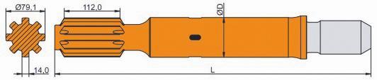 10 1.7 SMDT7- SMDT17- SMDT07- SandviTamrock HL 1000 Tube Drilling ST(9/") 0 0 1.