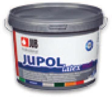 2.1 Unutarnje boje B JUPOL unutarnje zidne boje sa specijalnim karakteristikama JUPOL STRONG vrhunska periva boja za jako opterećene zidne površine JUPOL STRONG je okolišu neškodljiva visoko periva