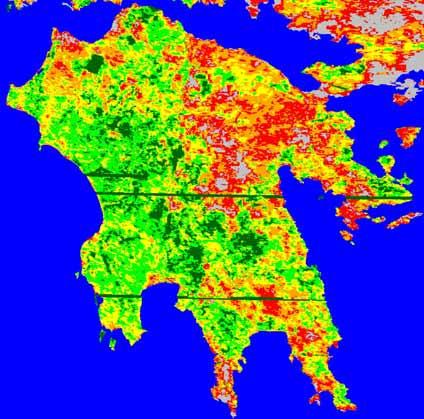 Πρόληψη Ξηρότητα της βλάστησης στην Πελοπόννησο 5