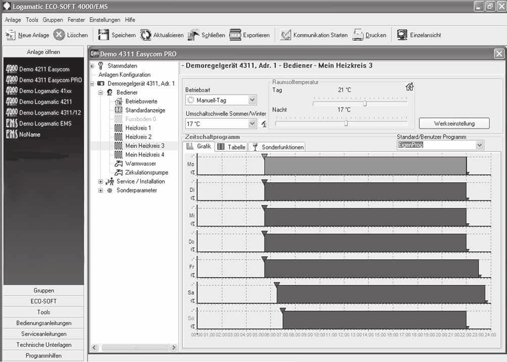 6 Servisný nástroj pre PC - Logamatic Service Key a Logamatic Eco-Soft 6.2.