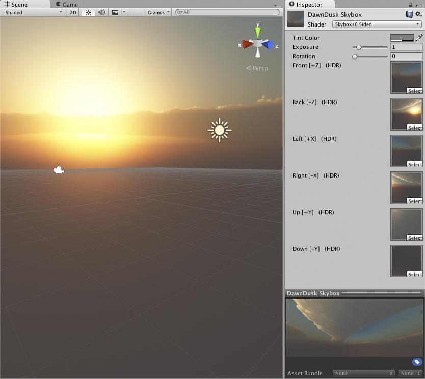 Skybox Camera: