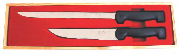 012604 Bamboo Knife Block with 6 Professional Rojas Knives