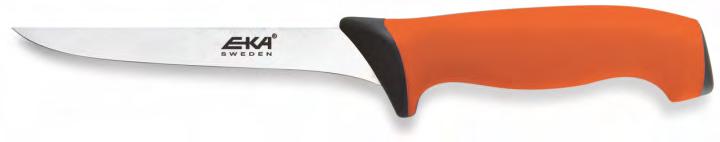 13cm Μαχαίρι Κρεοπωλείου Φαρδύ 16cm Ατσάλι: Sandvik 12C27 Σκληρότητα: HRC 57-59 Λαβή: Αντιβακτηριδιακή, Ανθεκτική, Εργονομική 7 391537 302204 EKA knife