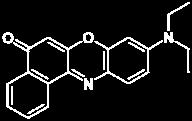 Poly lactic acid (PLA) צבען אורגני אדום אשר נכלא בתוך הלטקס.