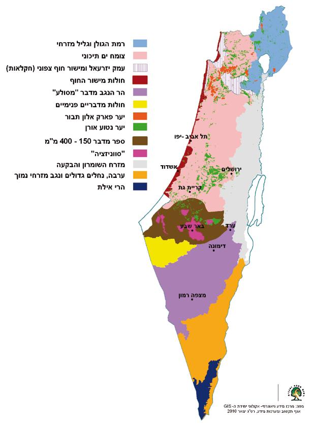 נספח -1 חלוקת הארץ עבור