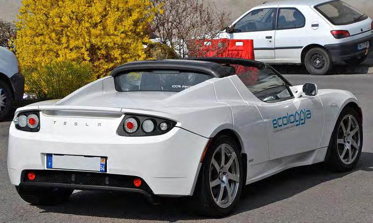 αυτονομίας Το 2004 η κατασκευάστρια εταιρεία Tesla Motors με έδρα την Καλιφόρνια, ξεκίνησε την παραγωγή του ηλεκτρικού αυτοκινήτου της Tesla Roadster (σχ.