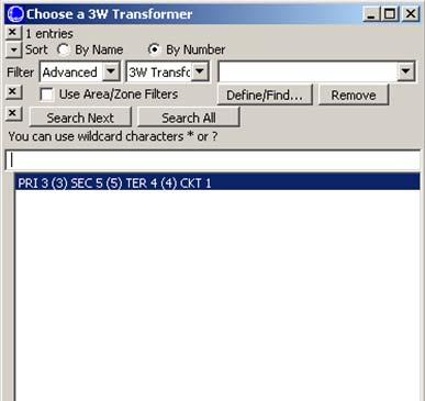 1.15. att. Trīstinumu transformatora izmaiņas saglābšanas logs Tālāk uzdevuma panelī (1.3. att.), jāizvēlas Draw > Network > Three-Winding Transformer.
