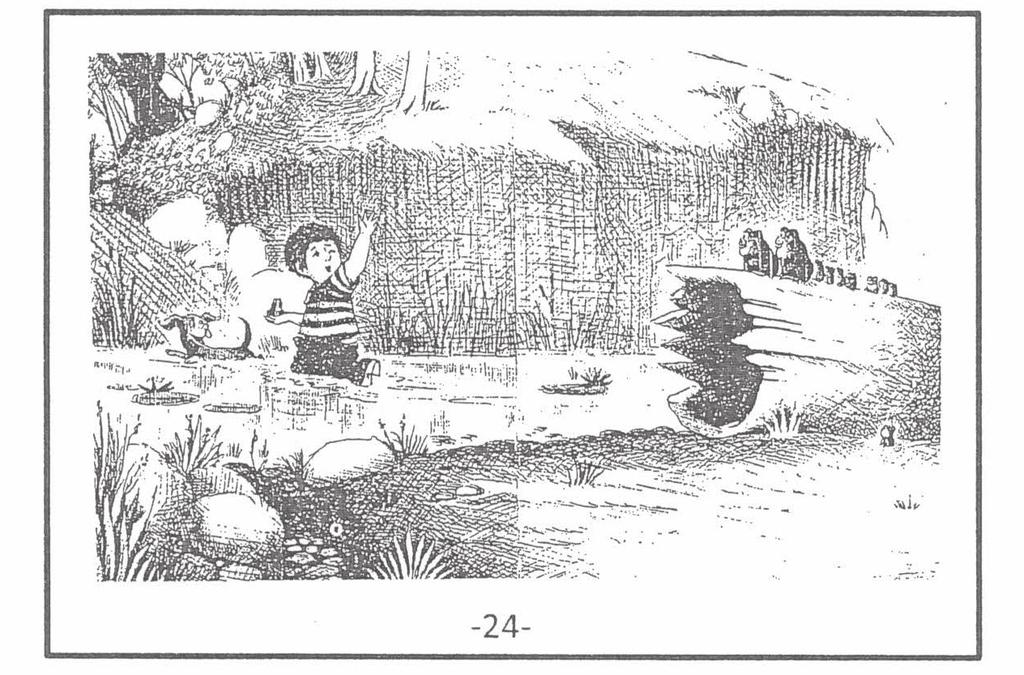 الرتتيب املوقعي جلمل ال صل ة في اجلمل املرك بة عند اكت ساب اللهجة الفل سطيني ة Appendix B. A frog story narrated by a PAV-speaking child aged 3;9 followed by a translation into English.