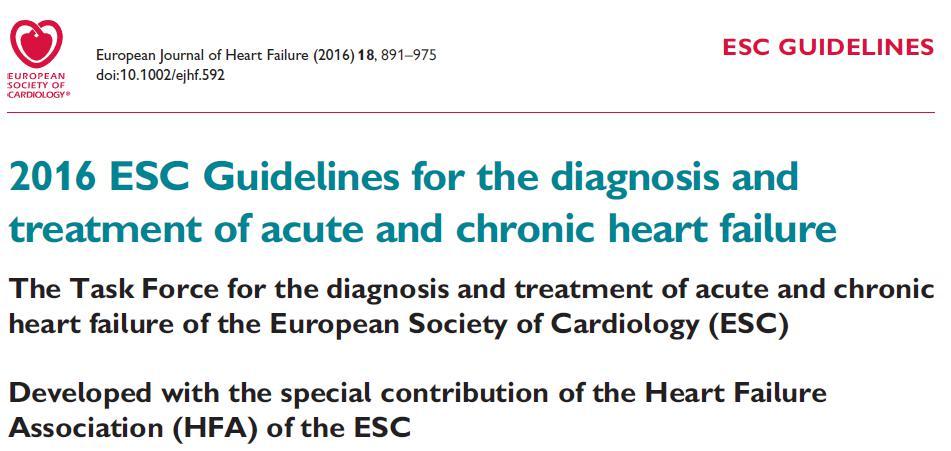 ESC Guidelines 2016: Therapeutic