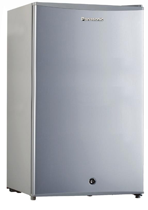 Single Door باب فردي NR-AC10 120L Adjustable Shelves Sleek Design Manual Defrost Adjustable Leg Reversible Door Size (mm): W472 x