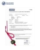 5/40 از KEMA هلند گواهینامه کیفیت از موسسه STAR4 سوئیس گواهینامه تست اتصال کوتاه واقعی برای
