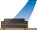 Λειτουργίες Αισθητήρας 3D i-see Sensor Οι σειρές LN και FH είναι εξοπλισμένες με αισθητήρα 3D i-see, έναν αισθητήρα υπέρυθρων ακτινών που μετρά τη θερμοκρασία σε μακρινά σημεία.