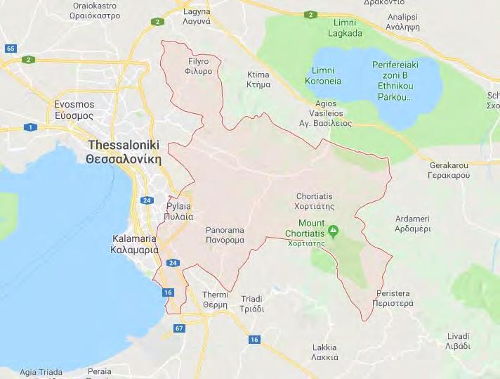 Πίνακας 5.7.: Αριθμοί υποσυστημάτων για το δήμο Θερμαϊκού. Σταθμοί Βάσης 12 BTS Κεραίες 36 Ελεγκτήρες Σταθμών Βάσης 6 BSC Πομποί 186 Δέκτες 186 Combiners 150 Diplexers 150 5.4.