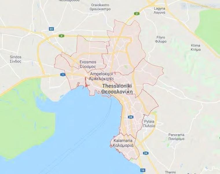 Εικόνα 5.6.: Χάρτης της αστικής περιοχής 5.6.1.