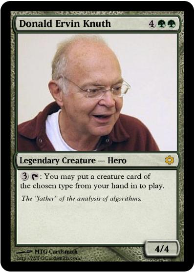 Donald Knuth 10 Ιανουαρίου 1938 Stanford University O πατέρας της ανάλυσης αλγορίθμων Η Τέχνη του