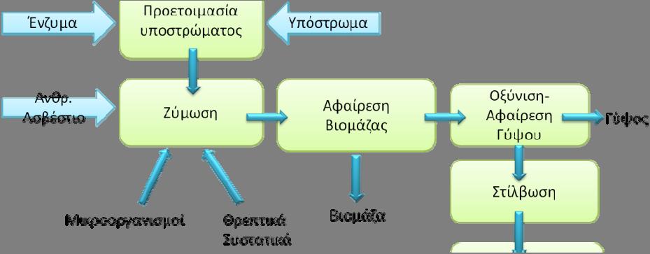 Εικόνα 8: Μέθοδος ανάκτησης και καθαρισμού του γαλακτικού οξέος σύμφωνα με τον Scheele[13] Παρόλο που κάποιοι από