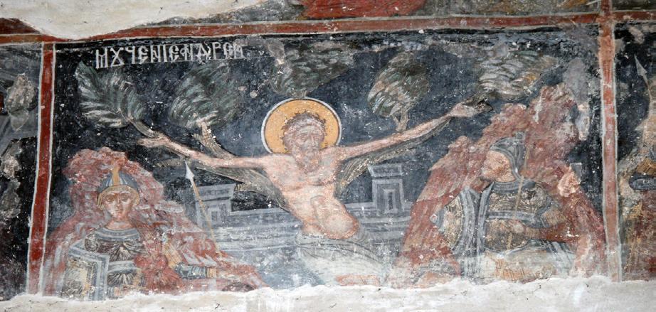312 Милица Поповић Сл. 2 Страдање апостола Андреја Fig. 2 Martyrdom of Andrew насловљеног Чуда апостола Петра налаже Ерминија Дионисија из Фурне, састављена око 1730. године.