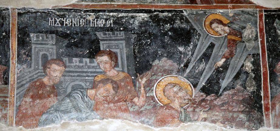 Ni{ i Vizantija XI 313 Сл. 3 Страдање апостола Матеја Fig. 3 Martyrdom of Matthew са хомилијама Григорија Назијанског, Paris gr. 510, fol.