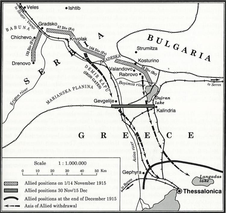 Ιωάννης Κοντάκης 165 την καταδίωξη από 4 βουλγαρικές μεραρχίες όλα τα Συμμαχικά στρατεύματα είχαν επιστρέψει συντεταγμένα στη Θεσσαλονίκη με απώλειες περίπου 4.500 ανδρών.