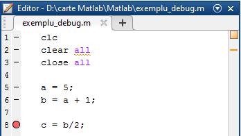 Corectarea erorilor (Debug) Primul pas înainte de a face debug este de a salva programul.