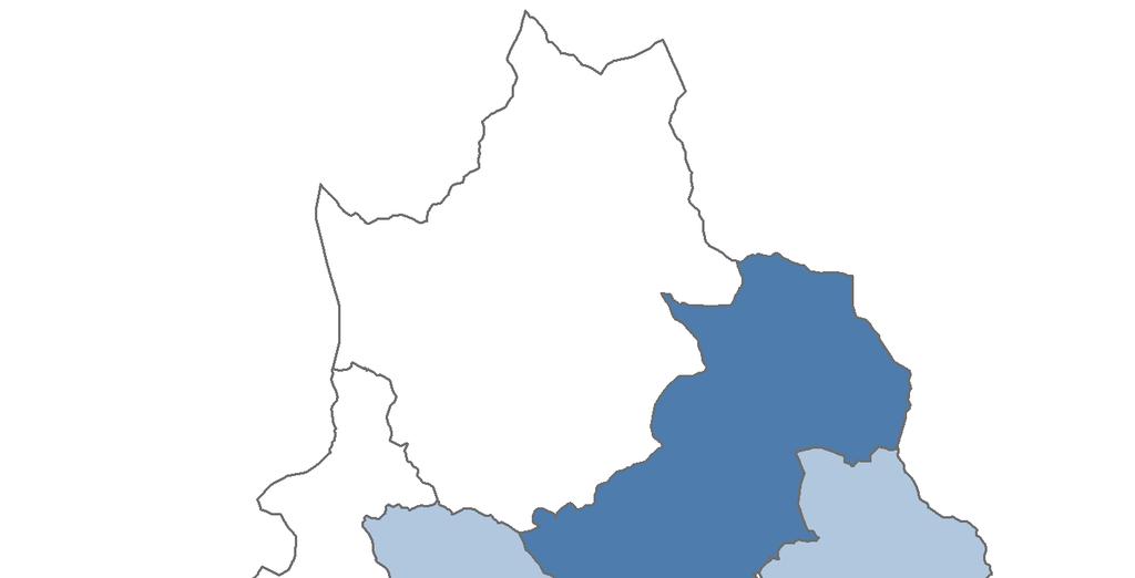 Mapa 2.5. Taxas de mortaldade, 2006. Fonte: IGE.