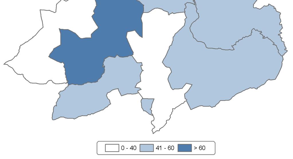 As vivendas baleiras amosan unha clara perspectiva do territorio, por canto son as vivendas susceptibles de entrar no mercado sempre e cando o seu estado non sexa de deterioro.