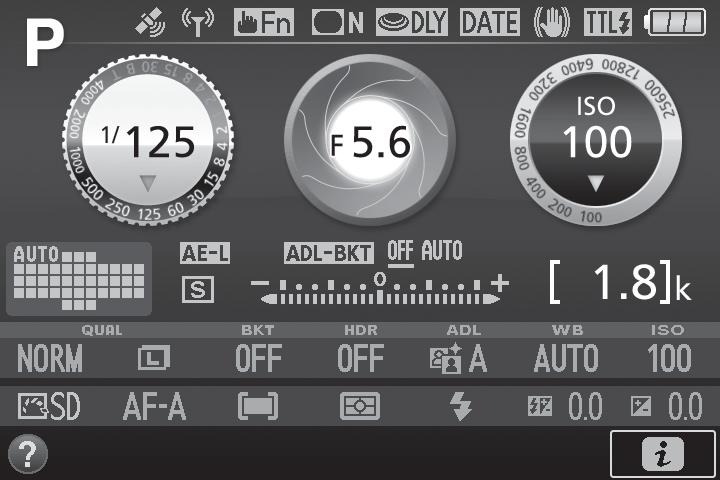 14 15 16 17 18 19 20 23 14 Ένδειξη bracketing... 11 15 Ένδειξη κλειδώματος αυτόματης έκθεσης (AE) 16 Ένδειξη λειτουργίας επιλογής περιοχής AF... 12 Σημείο εστίασης... 37 17 Λειτουργία λήψης.