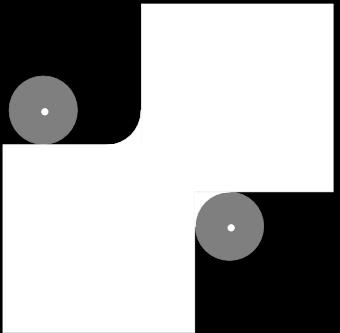 Άνοιγμα και Κλείσιμο Το κλείσιμο του σκούρου μπλε σχήματος (ένωση δύο τετραγώνων) από ένα δίσκο, έχει ως αποτέλεσμα την