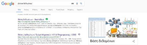 που σχετίζονται περισσότερο με το ερώτημα του χρήστη να πάρουν υψηλό βαθμό. Οι μηχανές αναζήτησης (search engines) όπως Google, Bing, Yahoo!, κ.λπ.