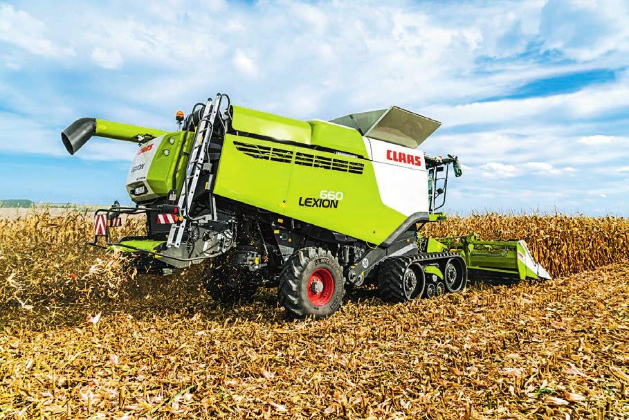3) LEXION θεριζοαλωνιστική μηχανή Σειρά 670-620: Για ακόμα πιο ολοκληρωμένο αλωνισμό Η νέα σειρά CLAAS LEXION 670-620 προσφέρεται με νέα χαρακτηριστικά, για ακόμα πιο ολοκληρωμένο αλωνισμό.