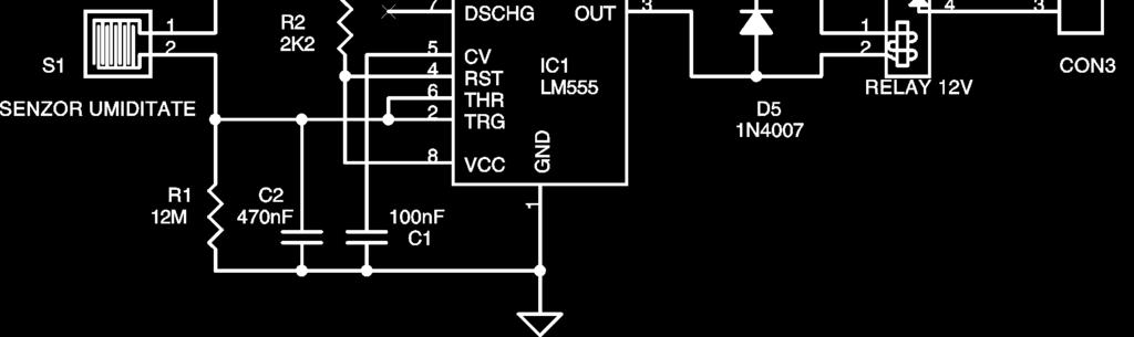 Rezistenţă 100Ω 1 14 R3 Rezistenţă 1MΩ 1 15 R4 Rezistenţă 10Ω/2W 1 16 S1 Senzor SENZOR UMIDITATE 1 Acest produs se livrează în varianta