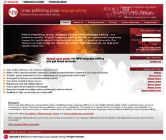 UPLOAD YOUR MANUSCRIPT to Reliability since launch languageediting.nature.com Favourites Usage 1000s 5 years Are you looking for a superior service offering language editing?